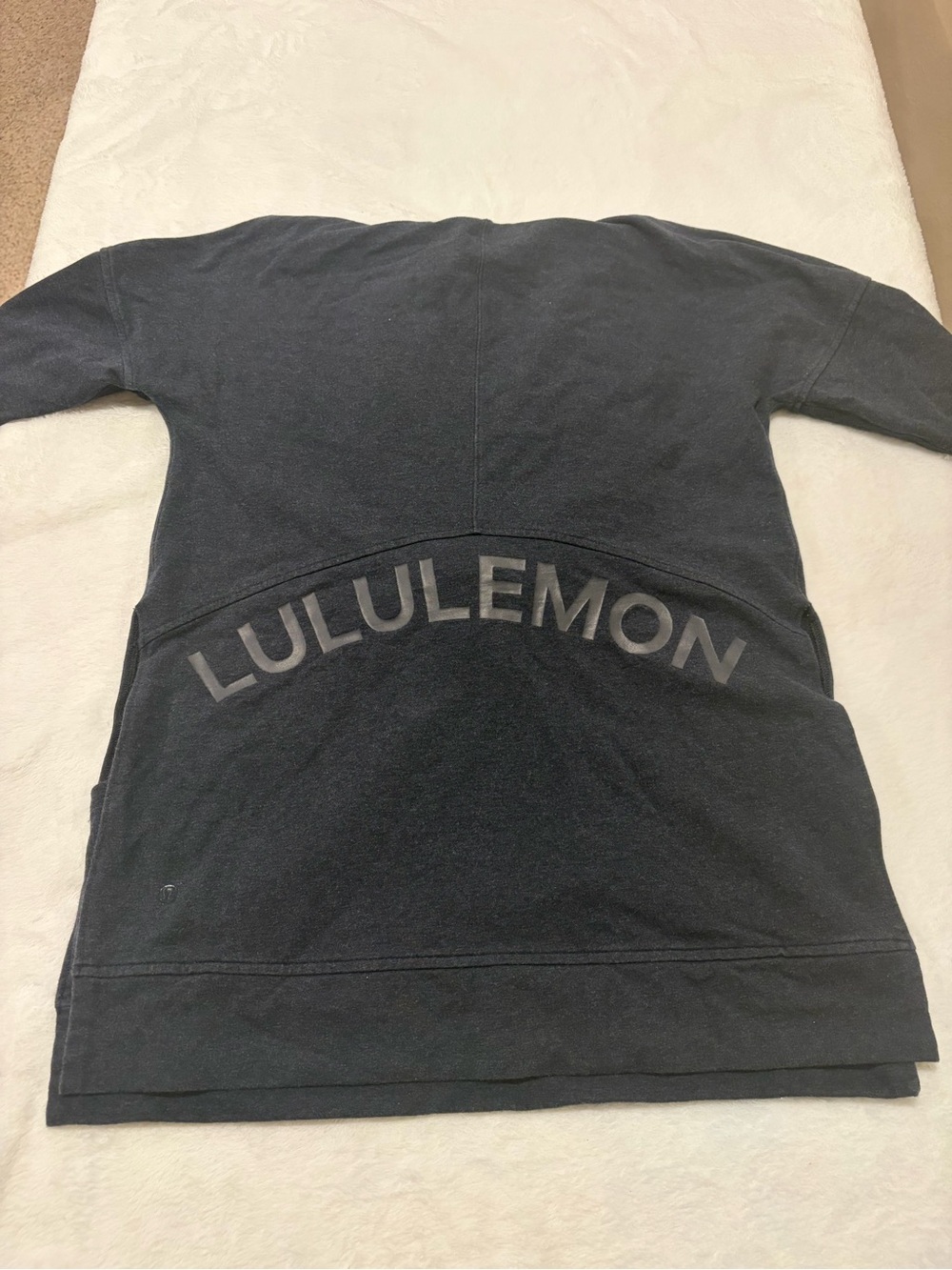 Lululemon Oversized Logo Hoodie Pullover - Size 6 - Picture 2 of 8